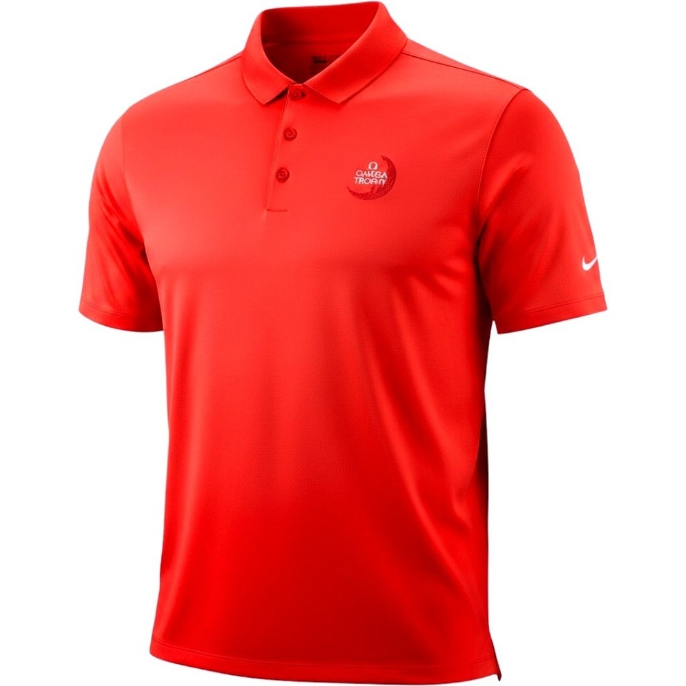 Nike Golf Omega‎ Trophy Polo Shirt Mens XL Red Dri-FIT Standard Fit Short Sleeve